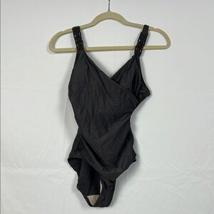 Grey One-Piece Swimsuit
